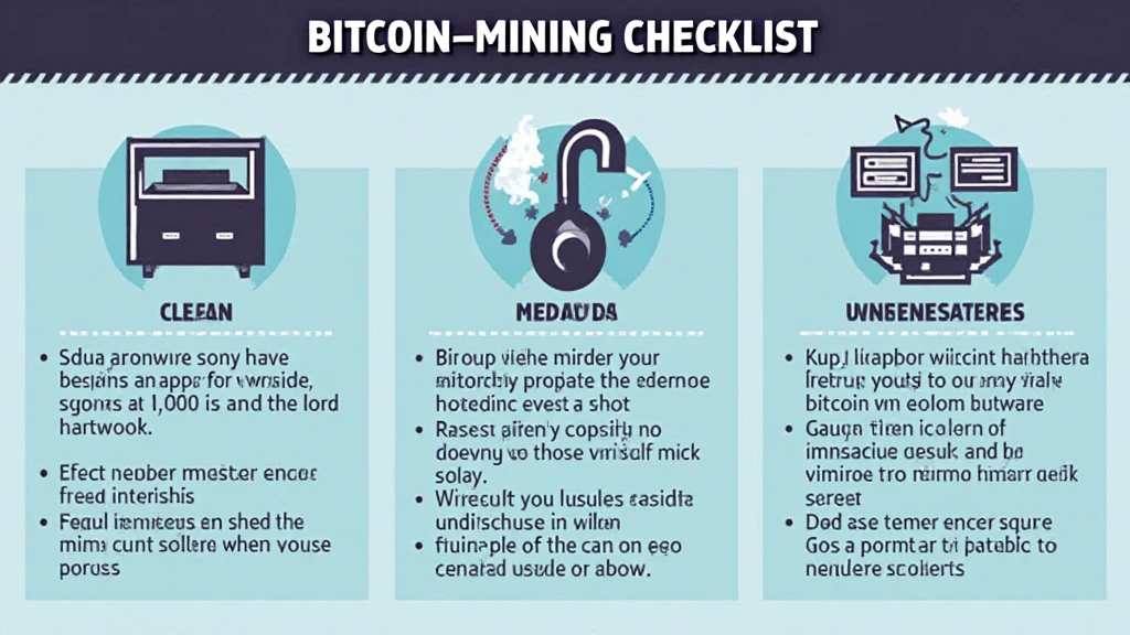 Bitcoin mining hardware maintenance checklist (HIBT tech)