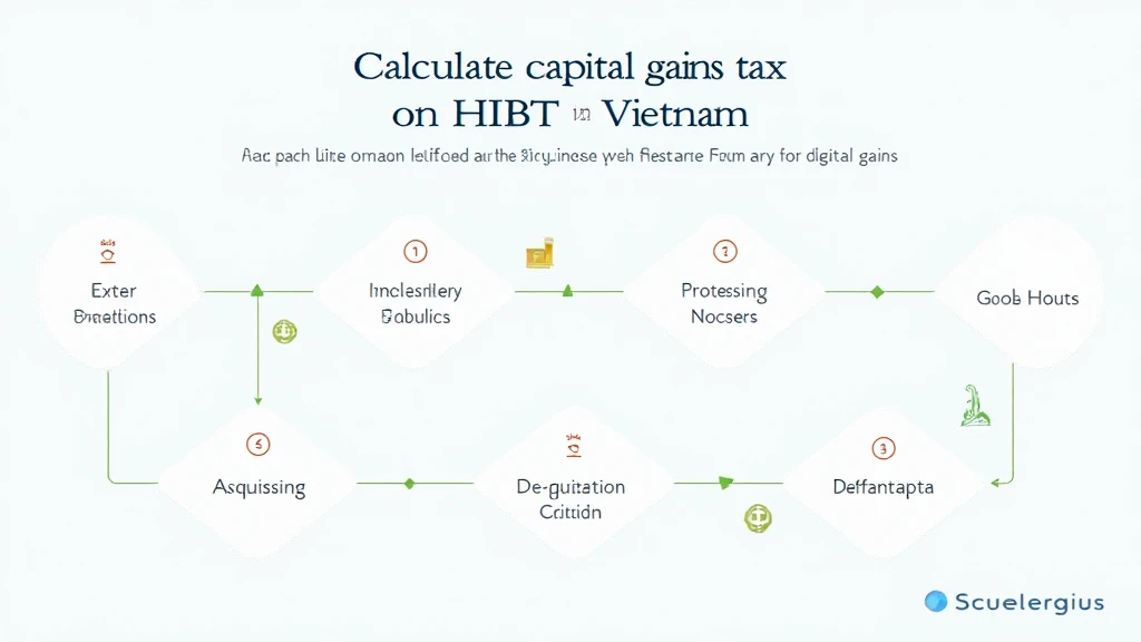 HIBT crypto capital gains tax calculation Vietnam