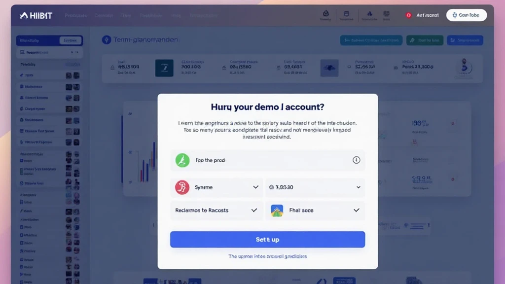 HIBT demo account investment setup tutorial Vietnam