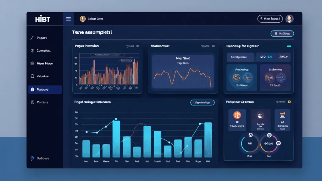 HIBT crypto staking dashboard