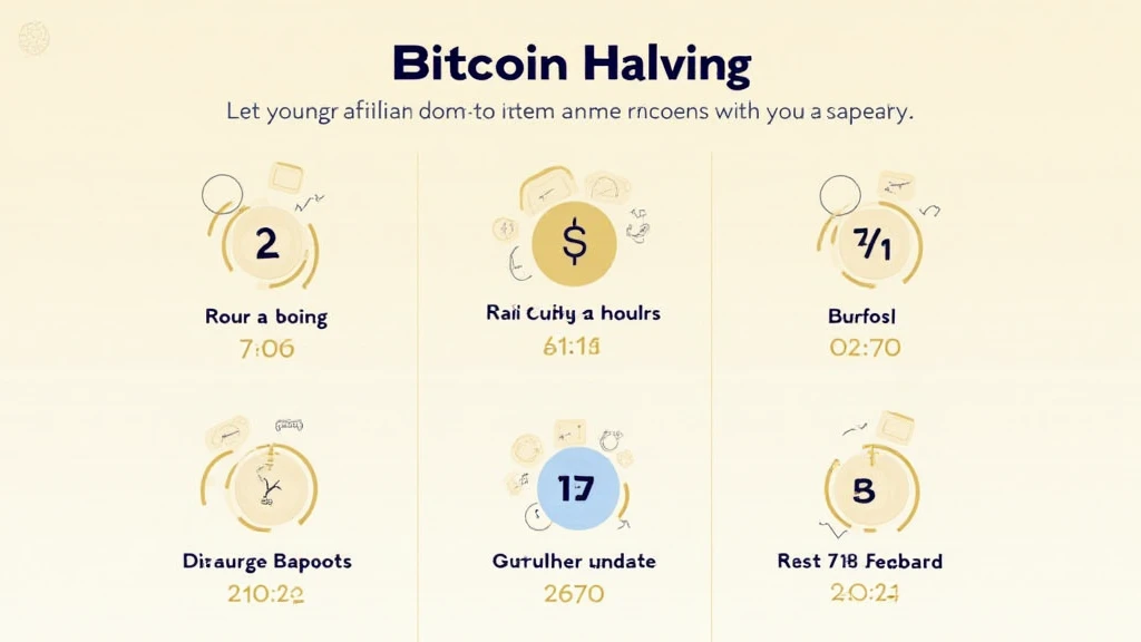 Bitcoin Halving countdown timer