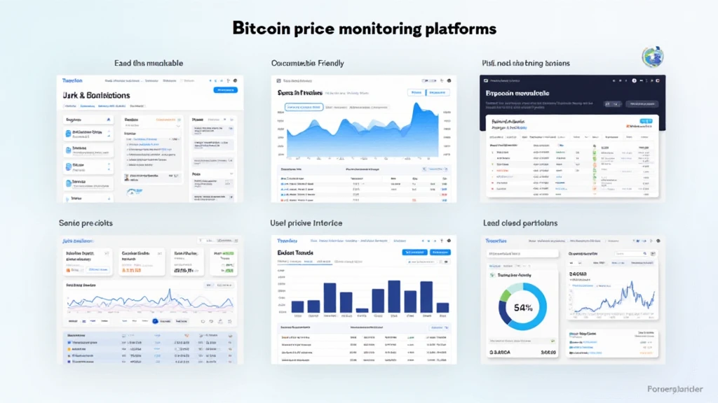 Bitcoin price monitoring platforms