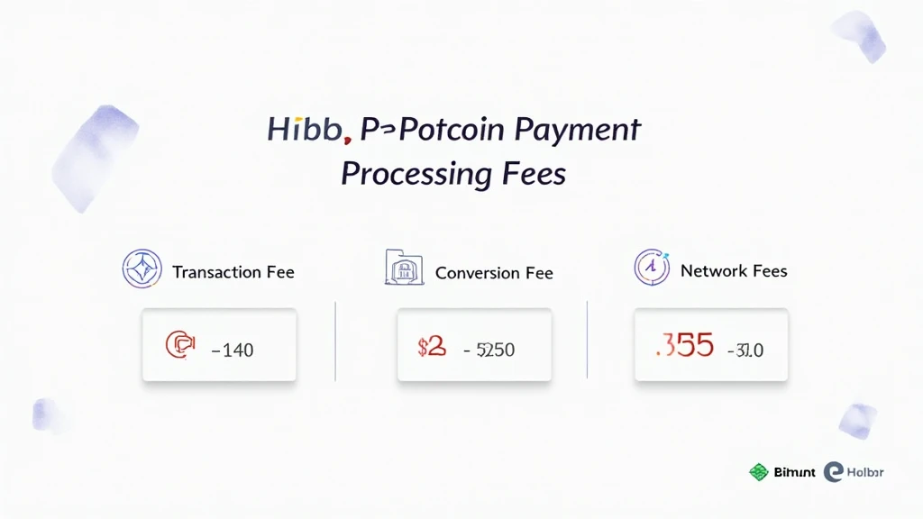 HIBT Bitcoin payment processing fees