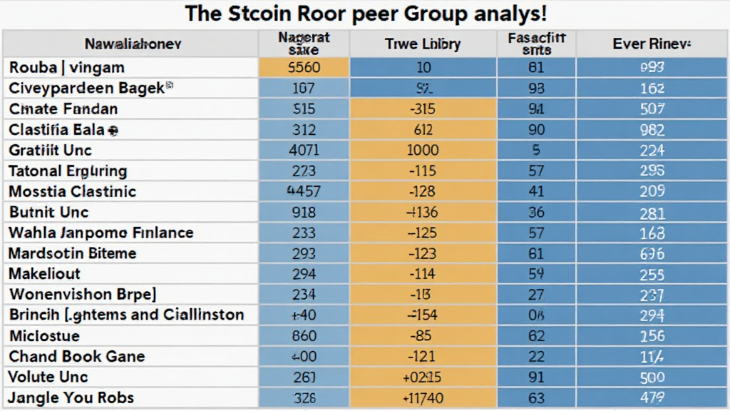 Bitcoin peer group analysis